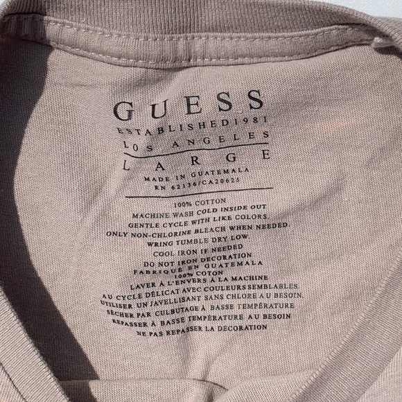 Guess embroidered question mark stitched t shirt - Picture 2 of 4